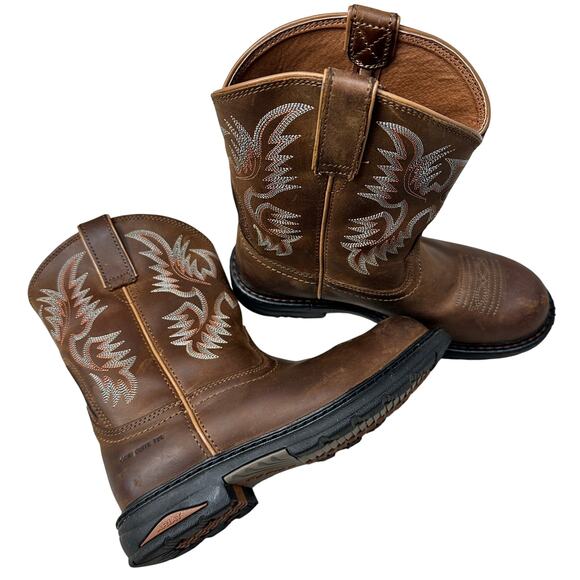 Ariat Women's Tracey Pull On Work Boots Composite Toe Farmgirl Sz: 8.5 - Picture 1 of 10